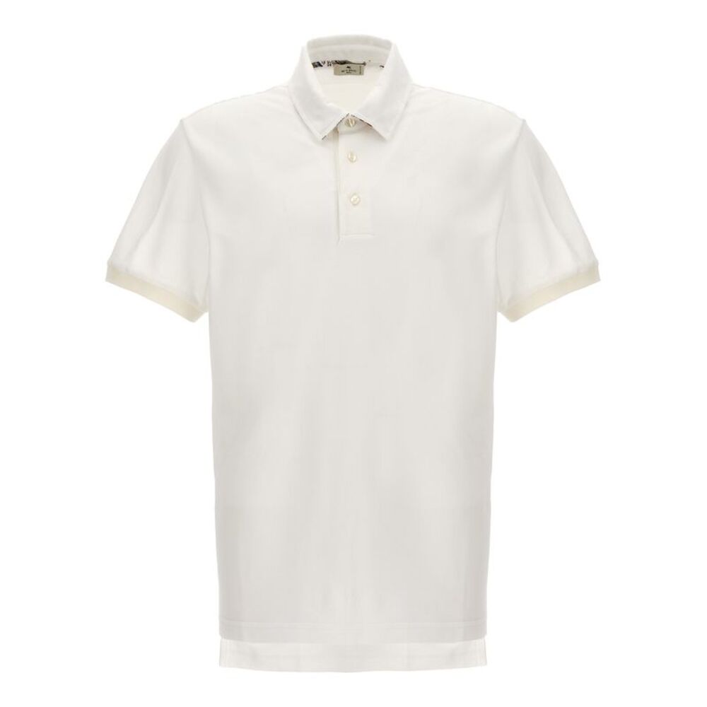 Etro White Cotton Polo Men's Shirt